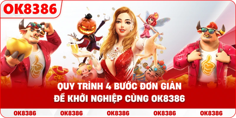 Quy trình 4 bước đơn giản để khởi nghiệp cùng OK8386